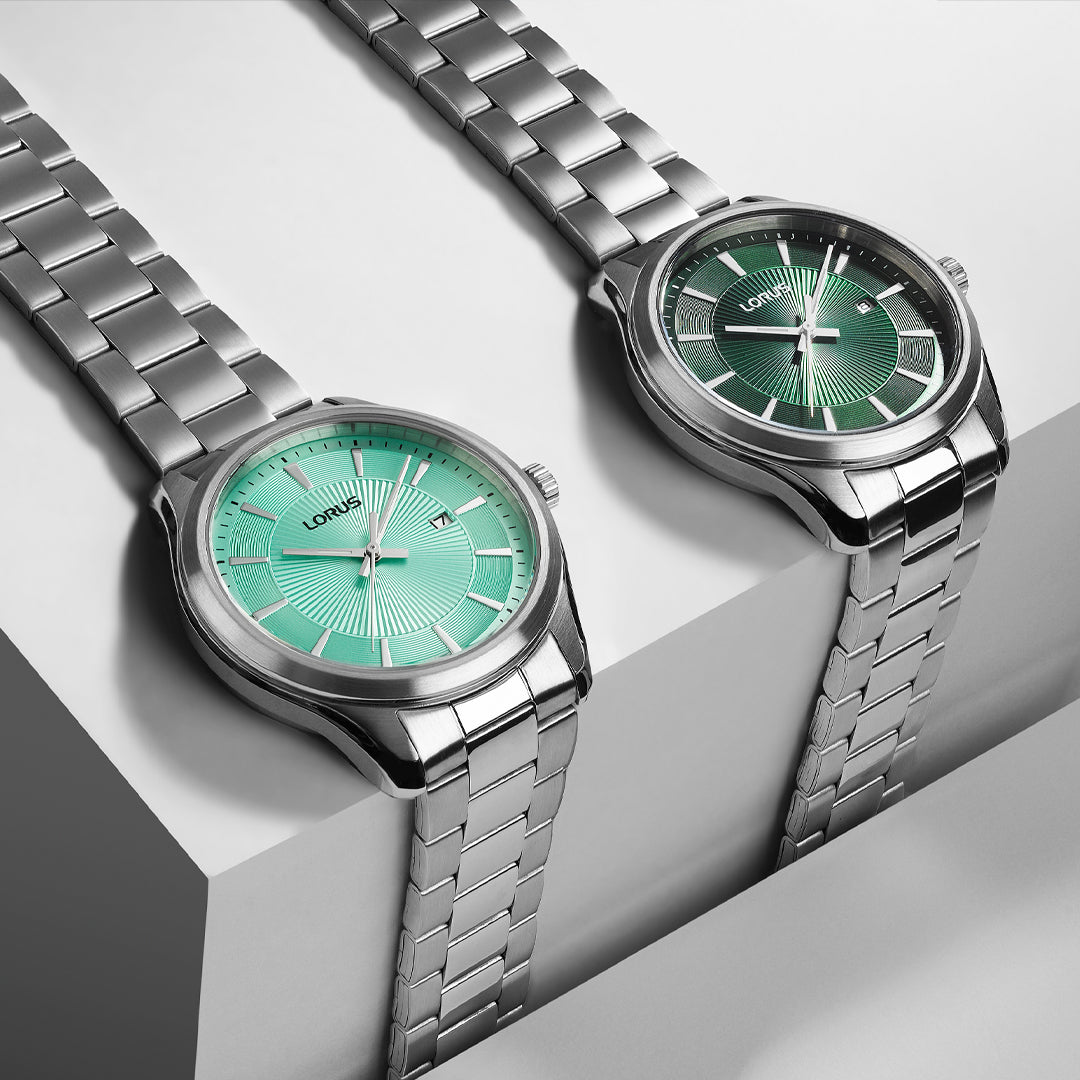 Lorus Men’s Clear-cut Classic Dark Green