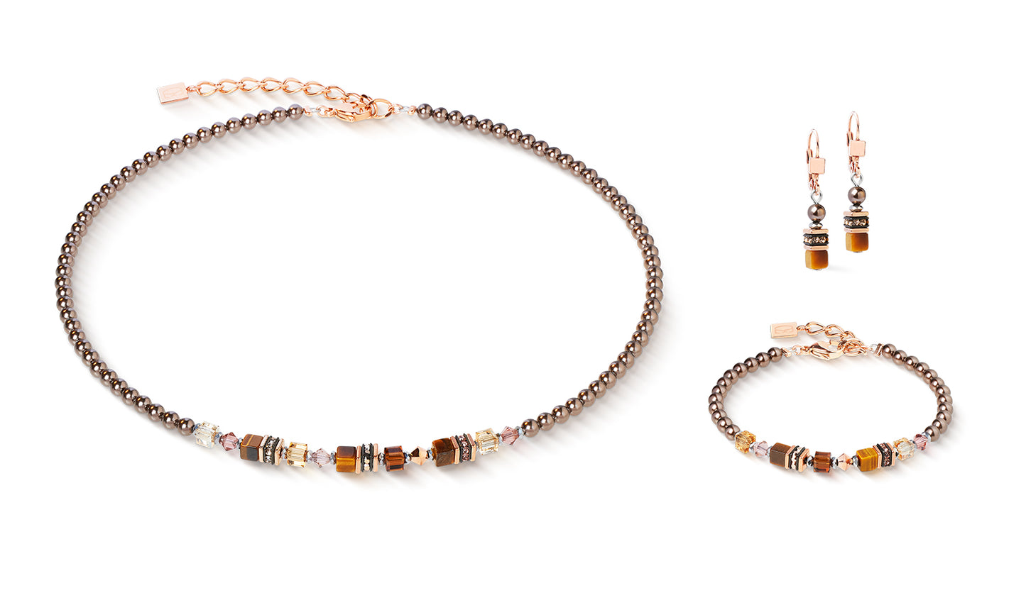 Bracelet Princess Earth Glow Rose Gold-Brown