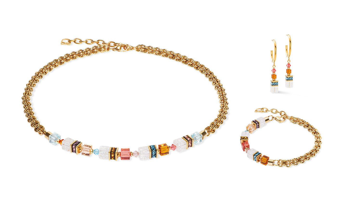 GeoCUBE® Fusion Summer Bracelet Gold-Sunset