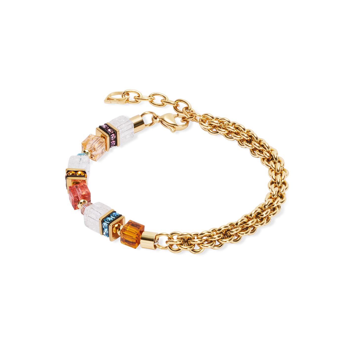 GeoCUBE® Fusion Summer Bracelet Gold-Sunset