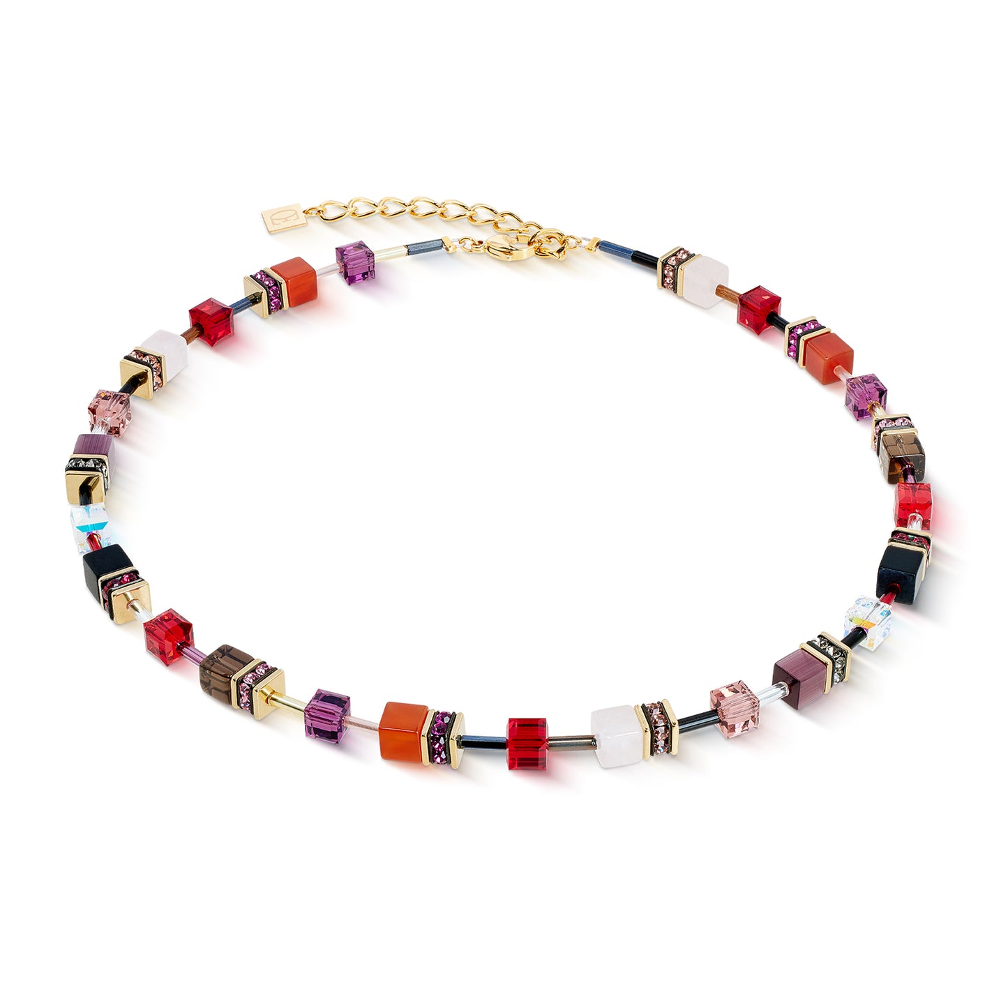 GeoCUBE® Iconic Precious Necklace Festive Red