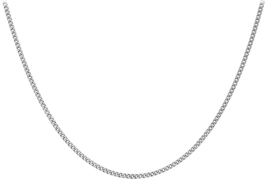 9ct White Gold London Blue Topaz Necklace