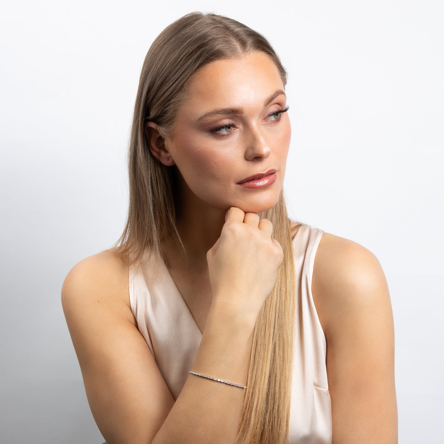 Fine Baguette Tennis Bracelet