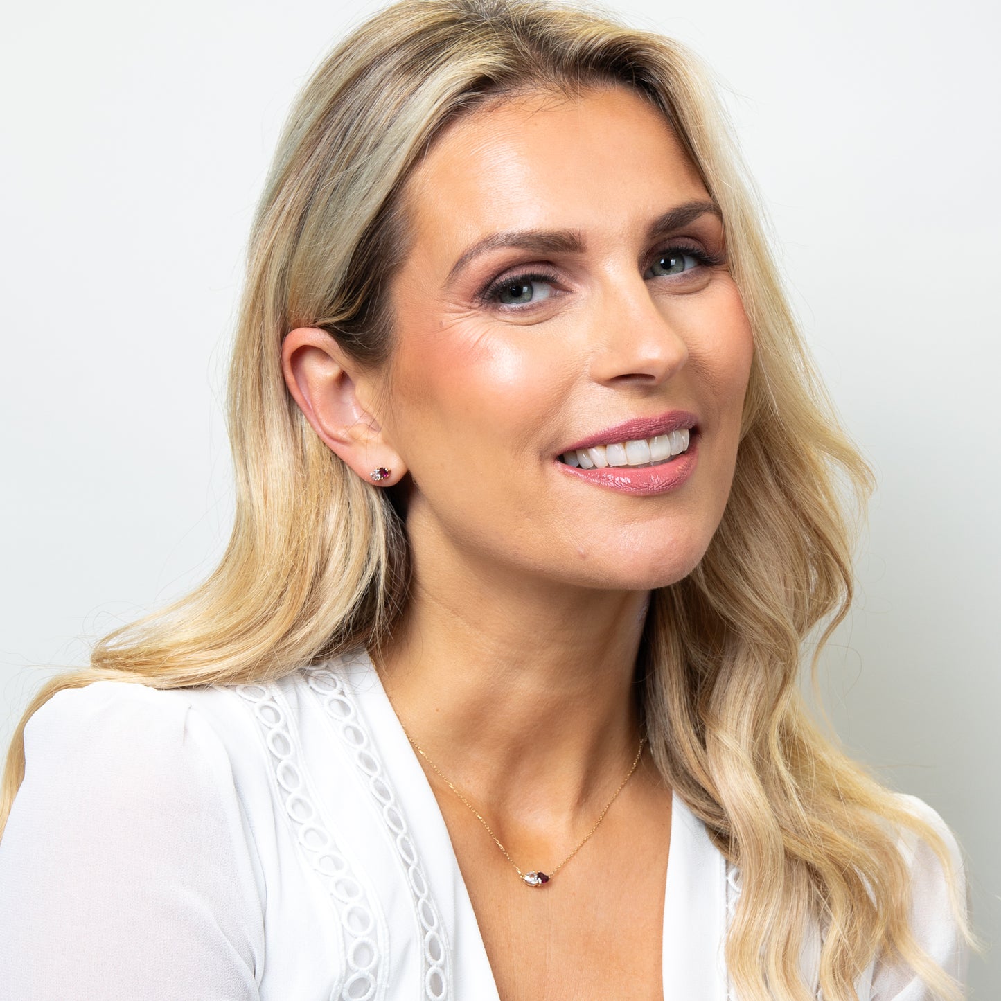 Toi et Moi Heart Necklace in 9ct Gold