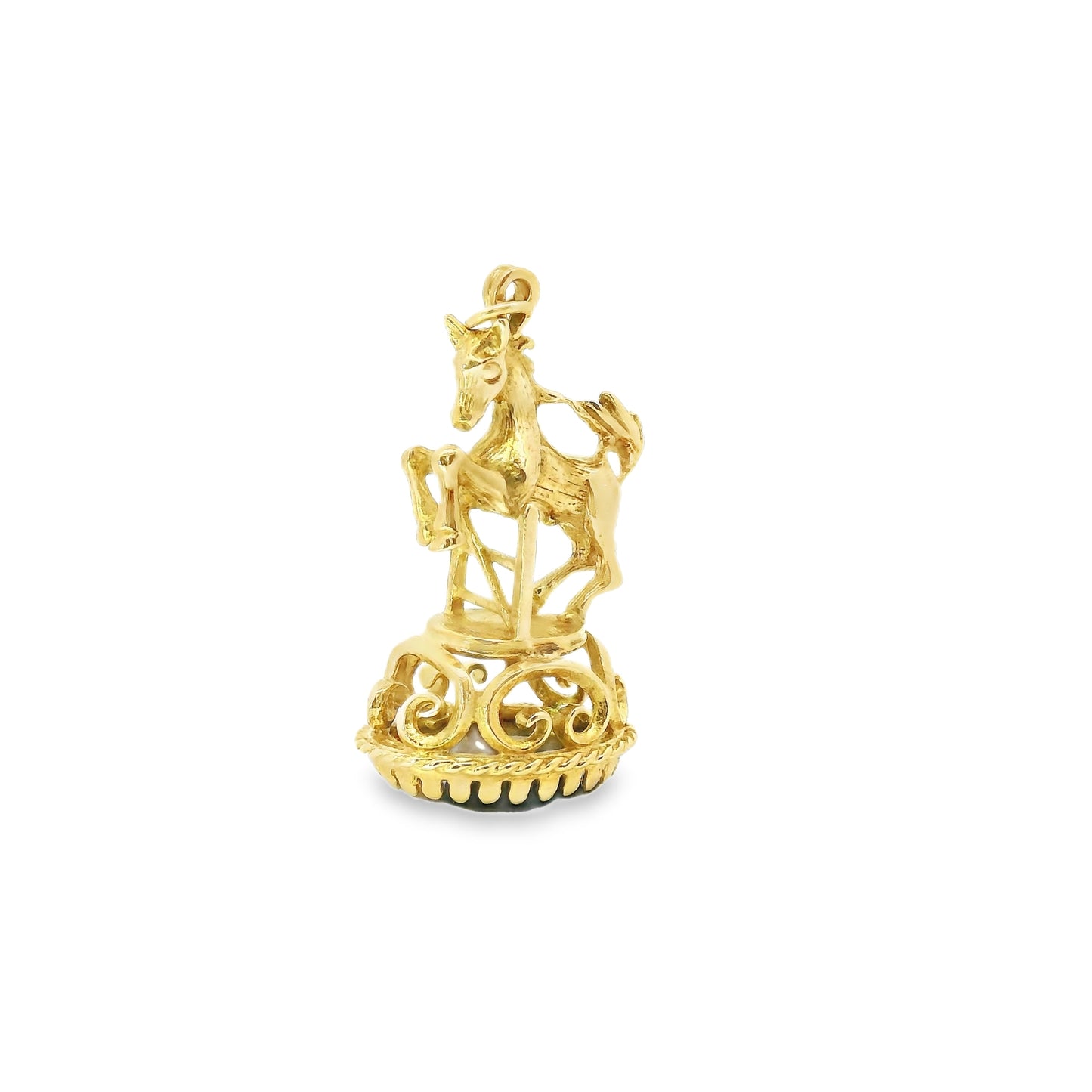9ct Watch Fob with Horse