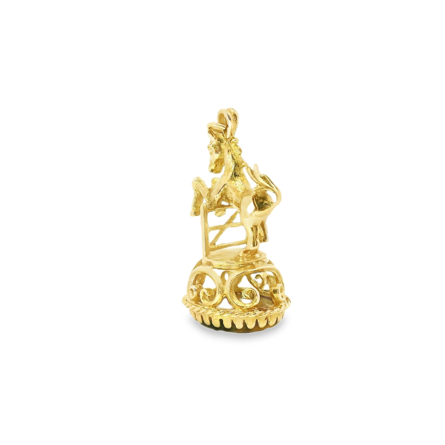 9ct Watch Fob with Horse