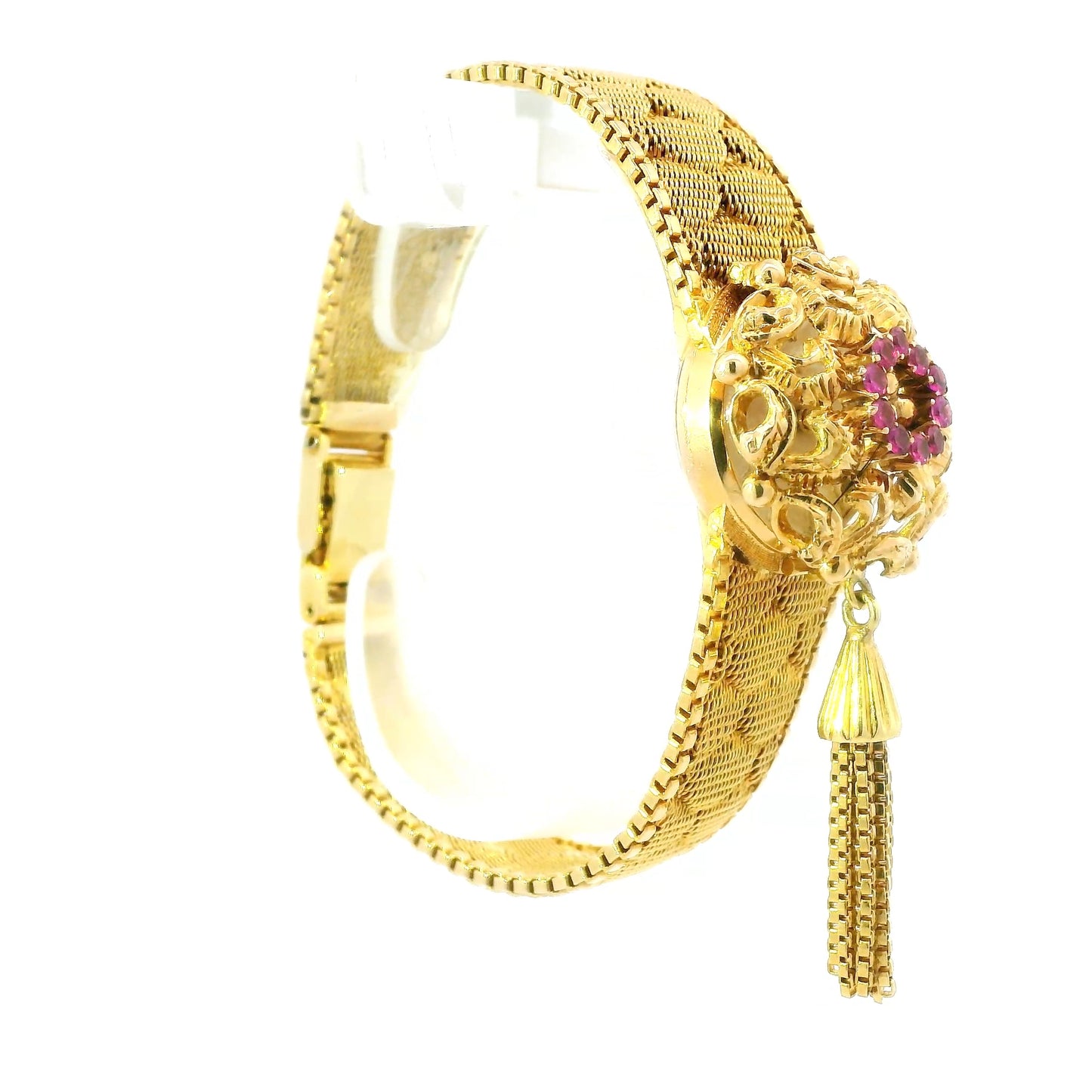18ct Gold Omega with Rubies