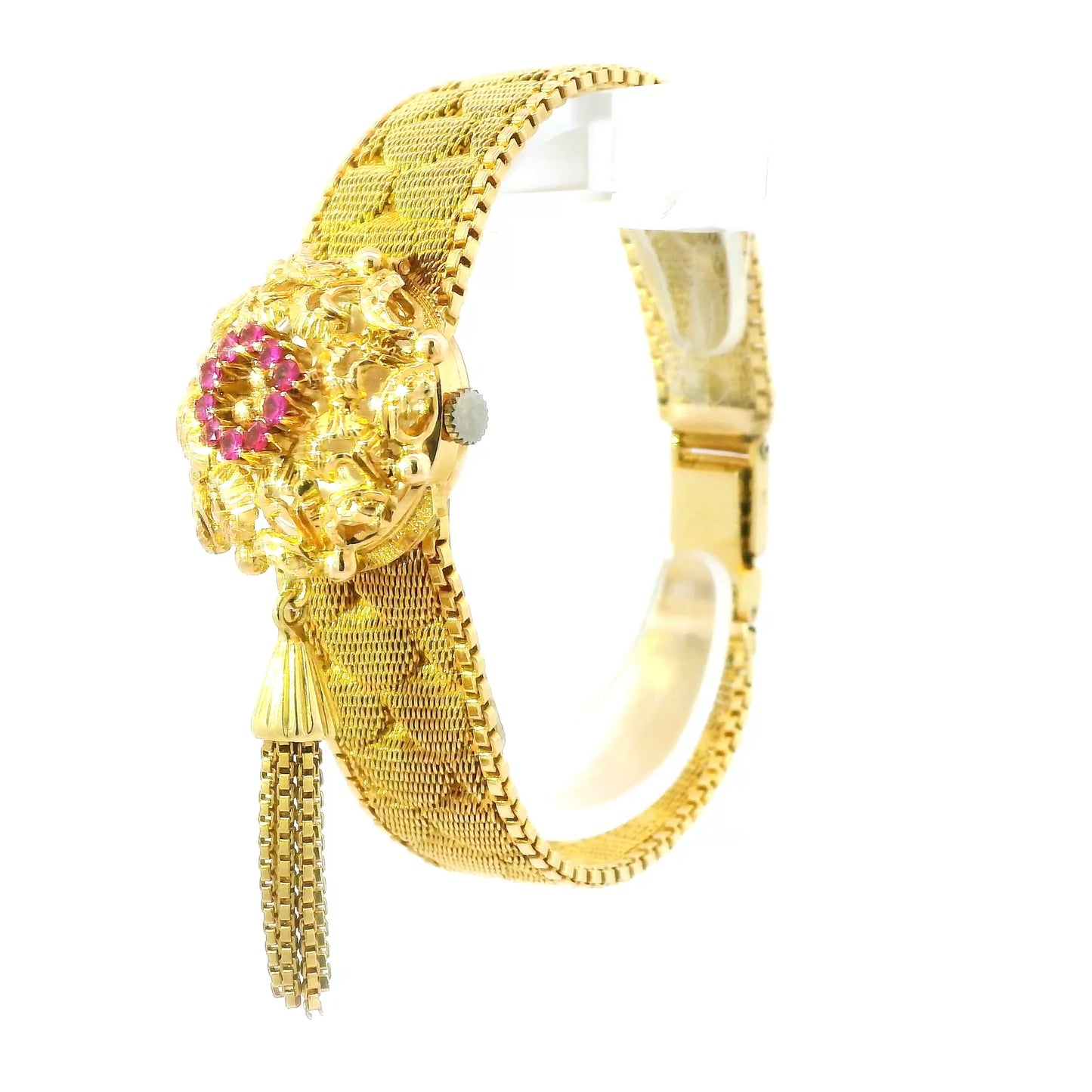 18ct Gold Omega with Rubies