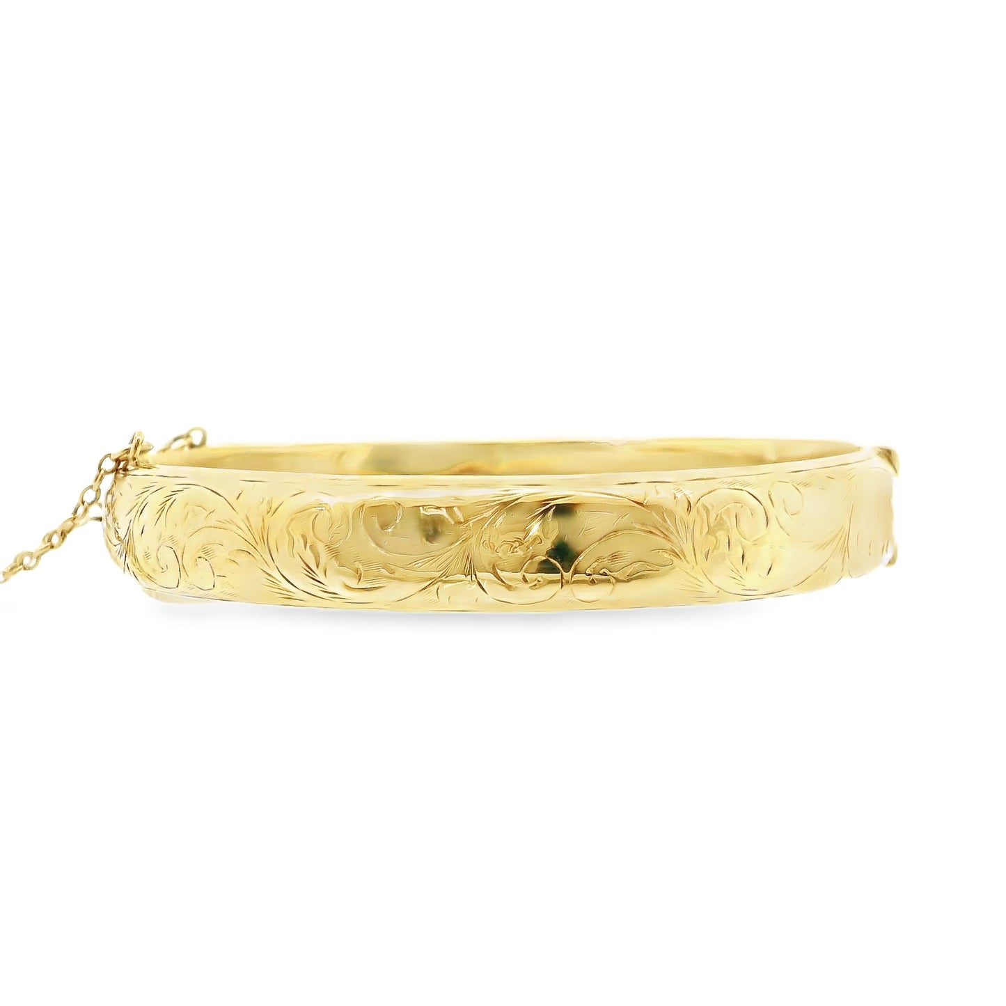 9ct Gold Vintage Bangle