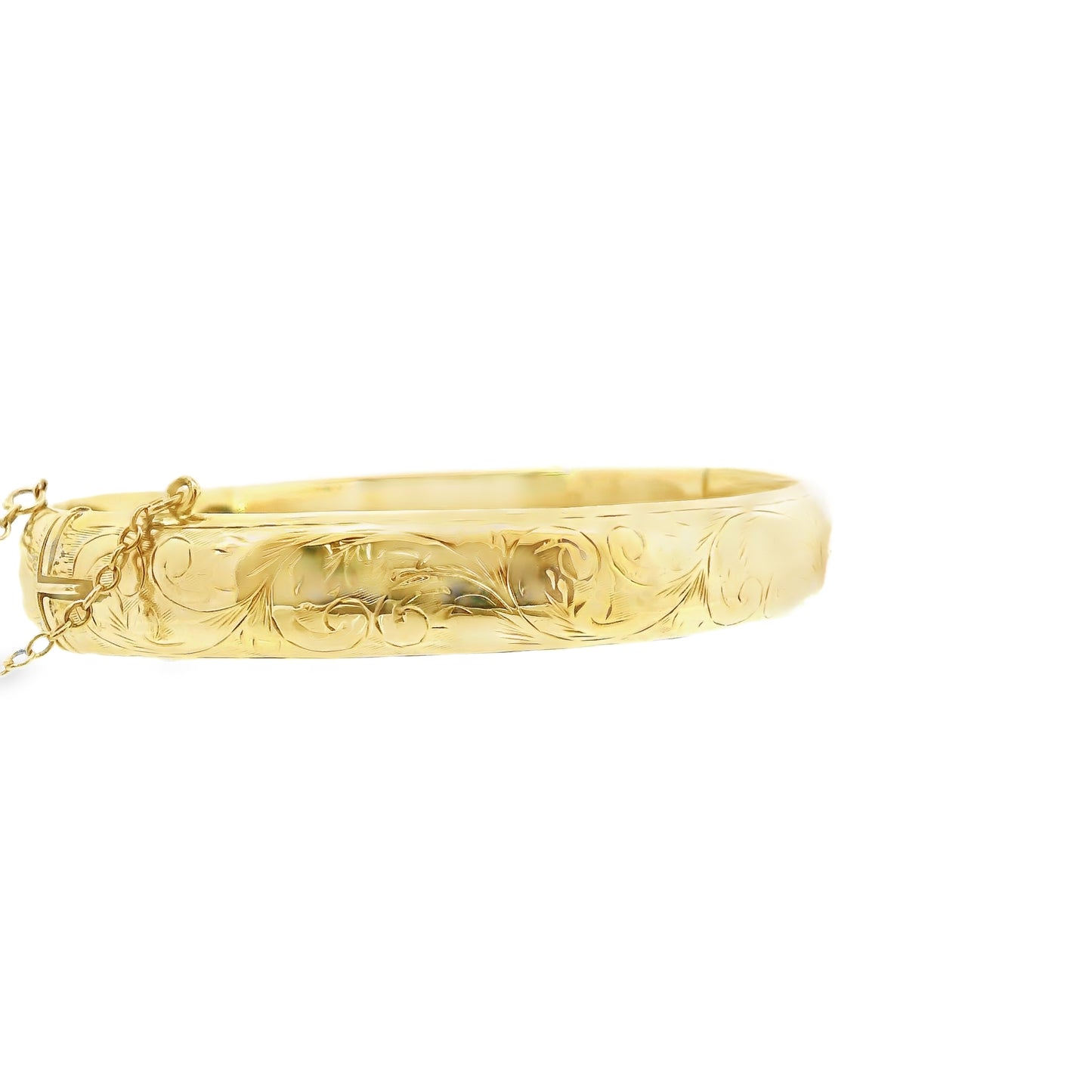 9ct Gold Vintage Bangle