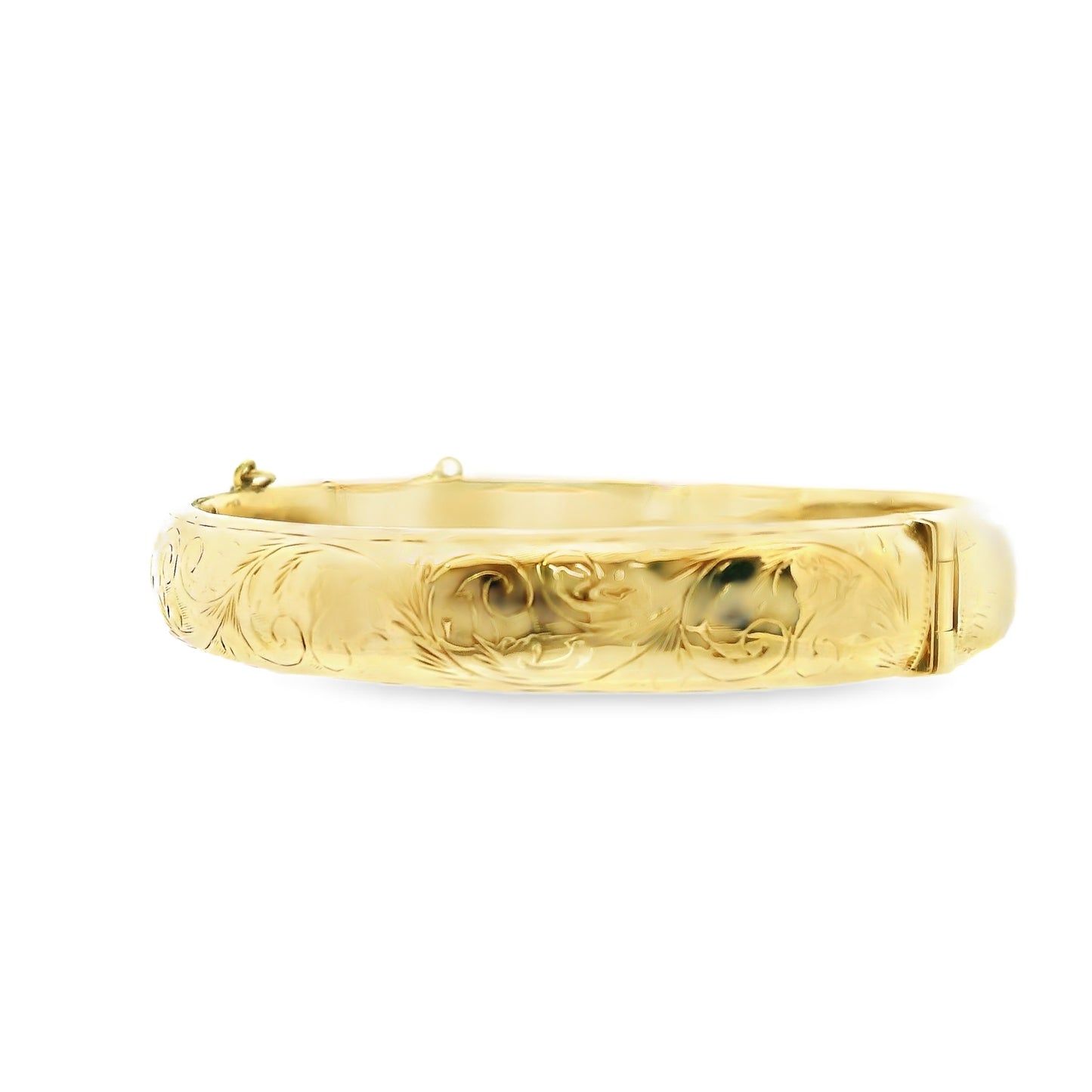 9ct Gold Vintage Bangle