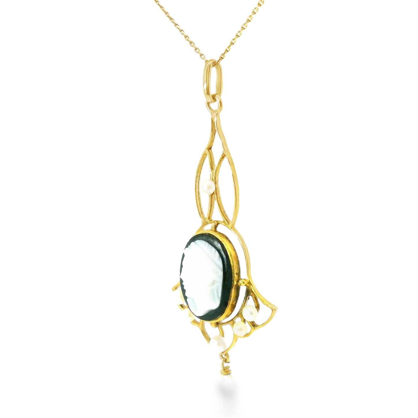 14ct Intaglio Pendant