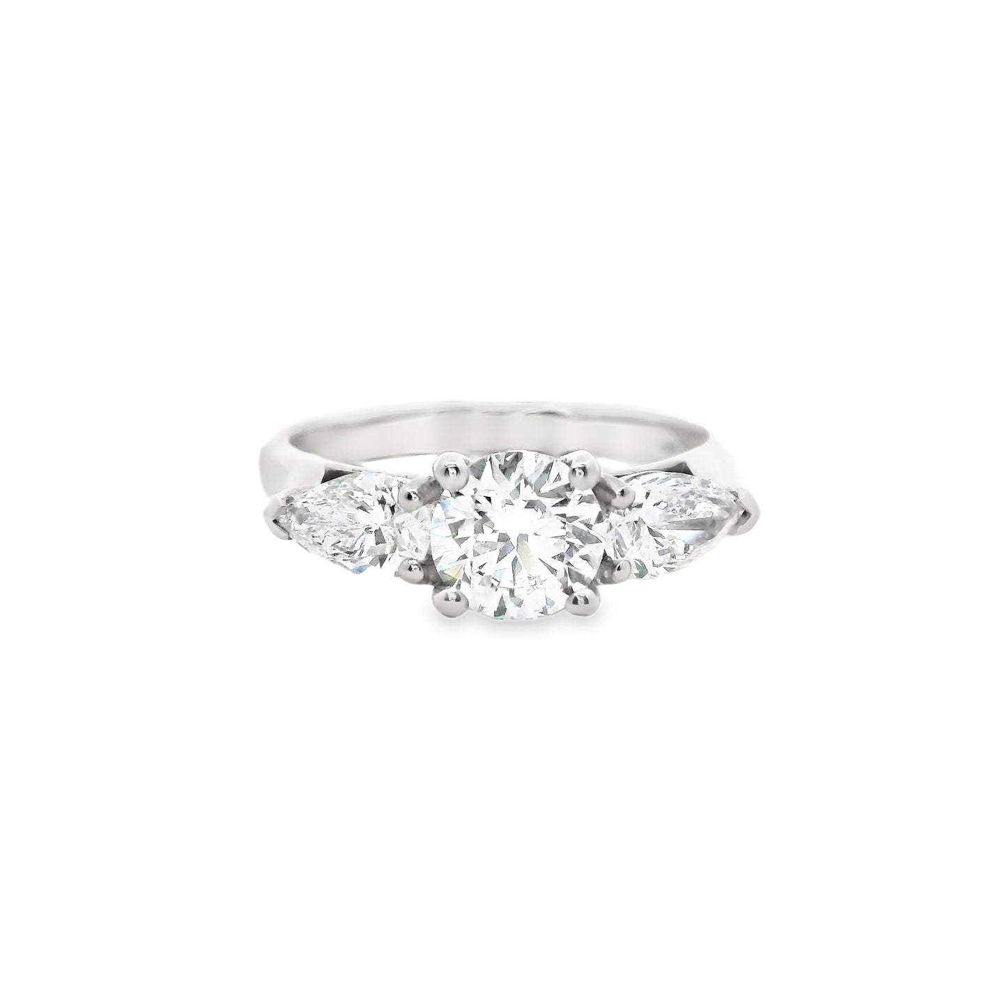 Platinum Ring with 1.75ct Laboratory Grown Diamonds