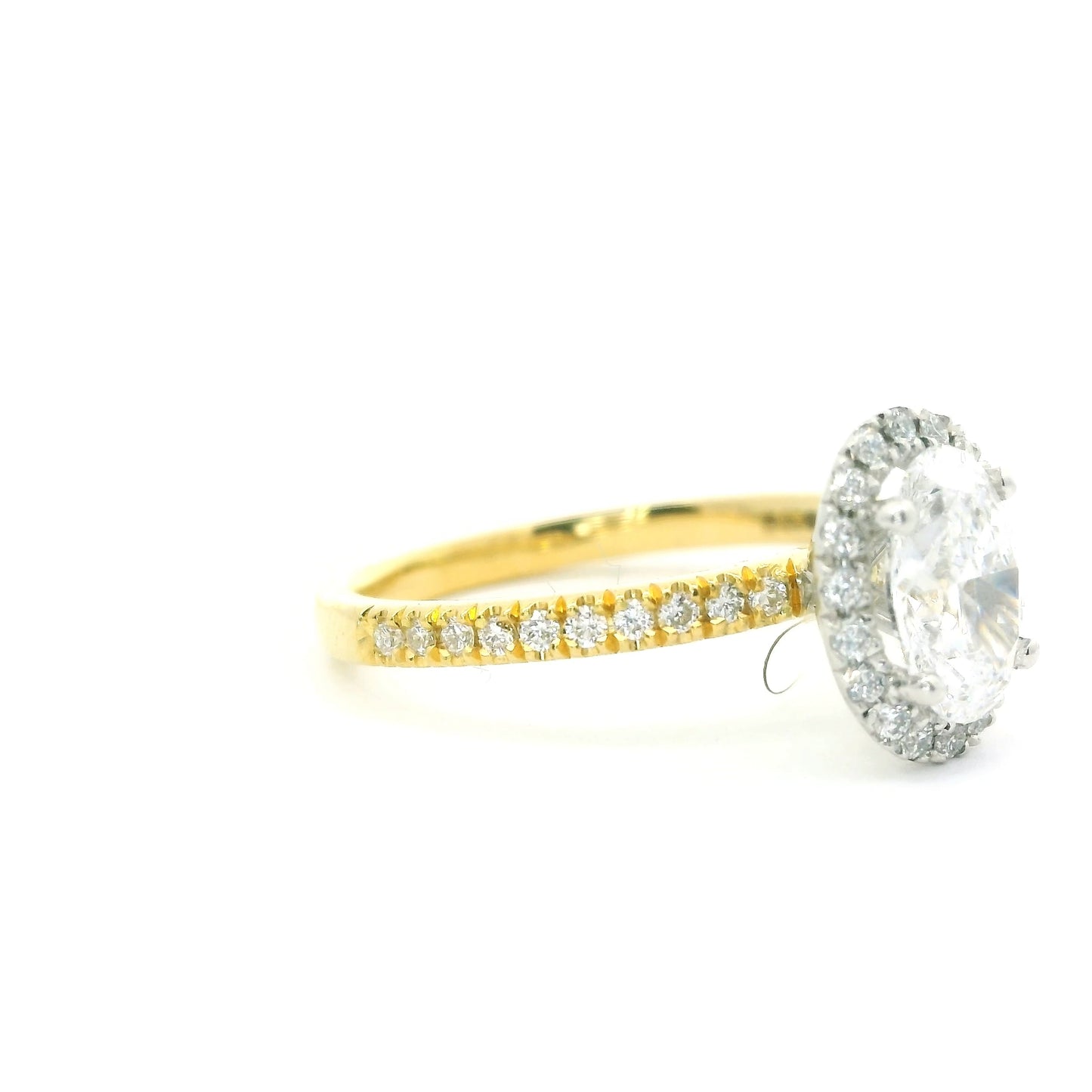 18ct Gold 1ct Laboratory Grown Diamond Ring