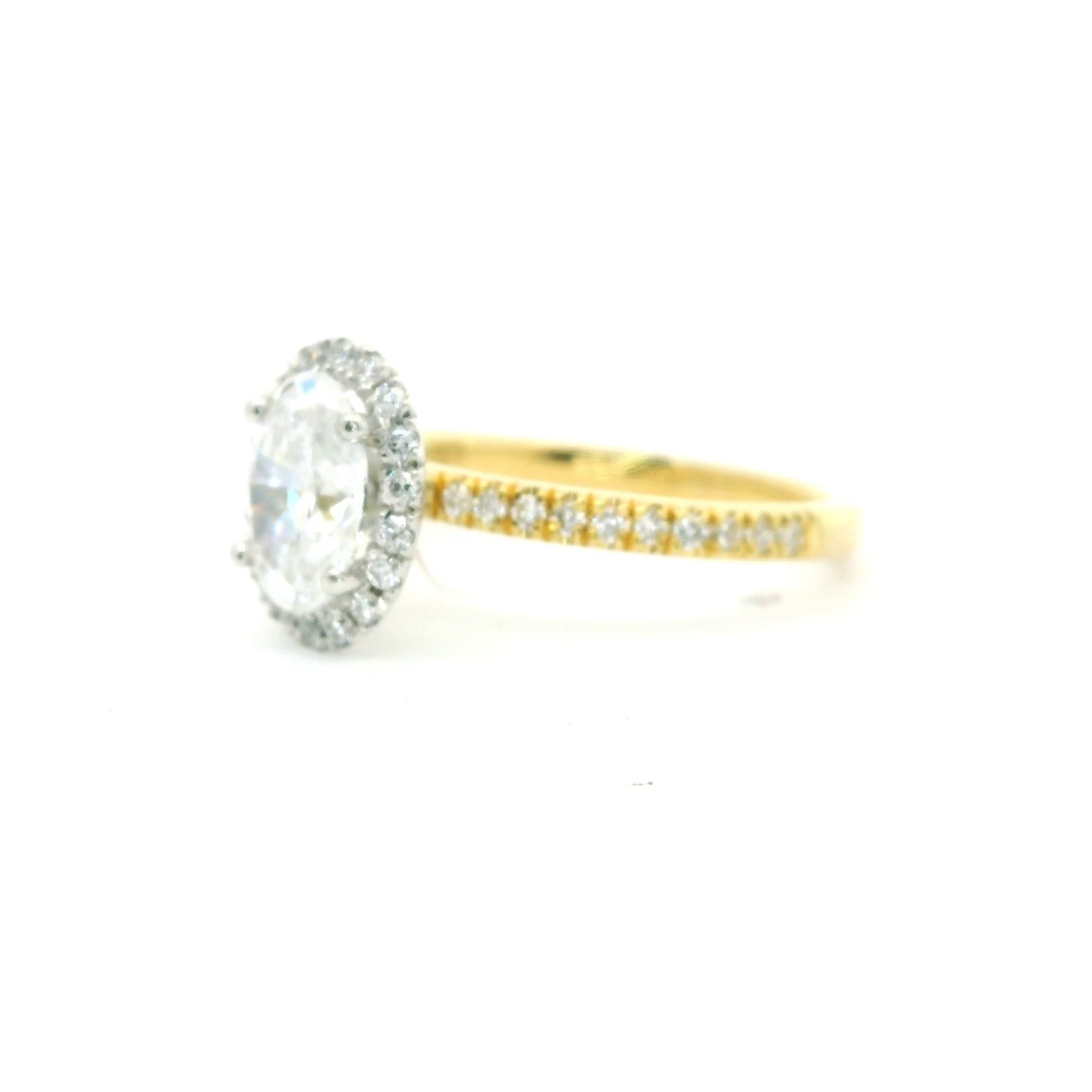 18ct Gold 1ct Laboratory Grown Diamond Ring