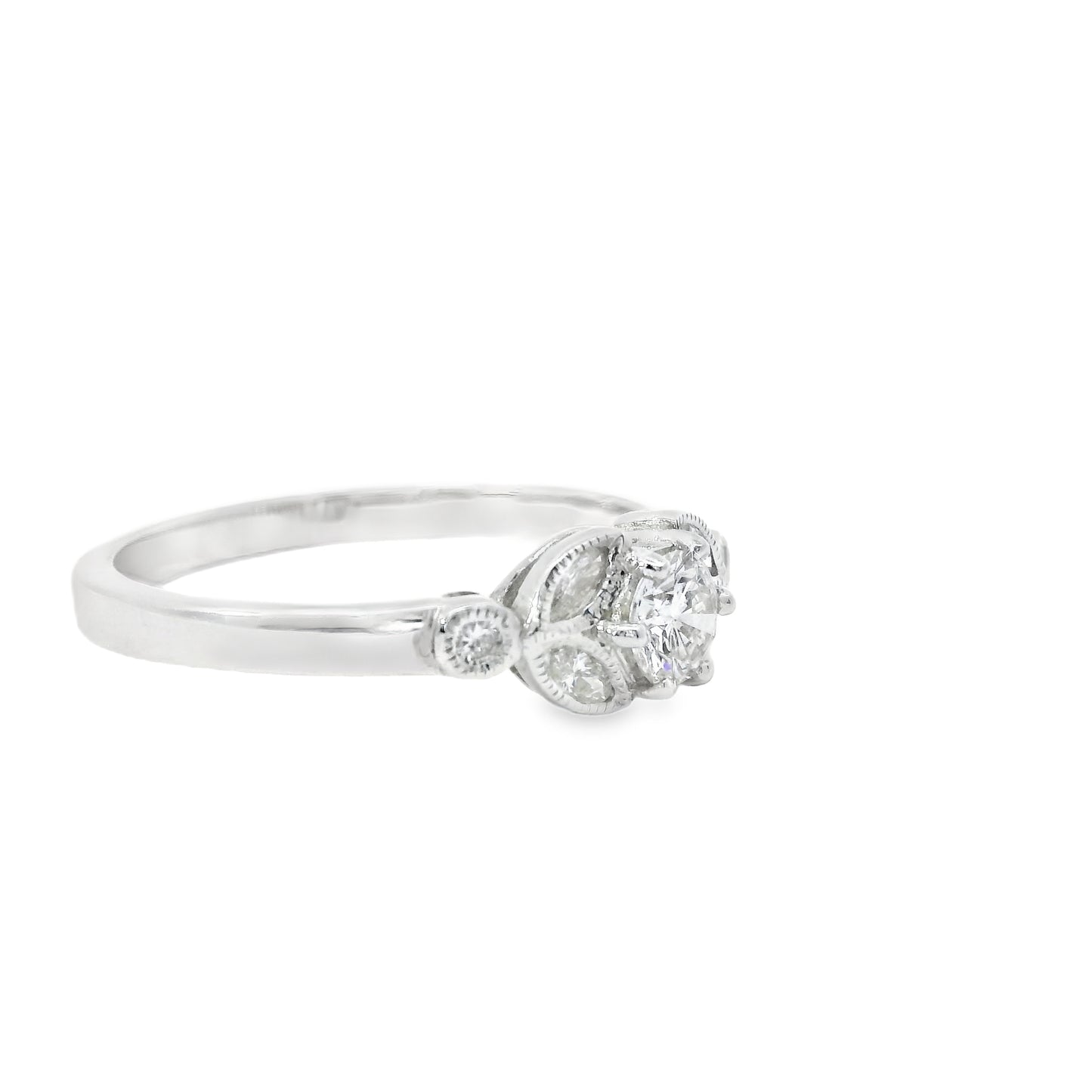 Platinum Ring with Diamonds