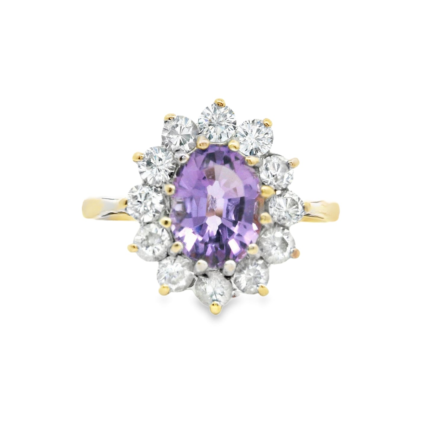9ct Gold Ring with Amethyst