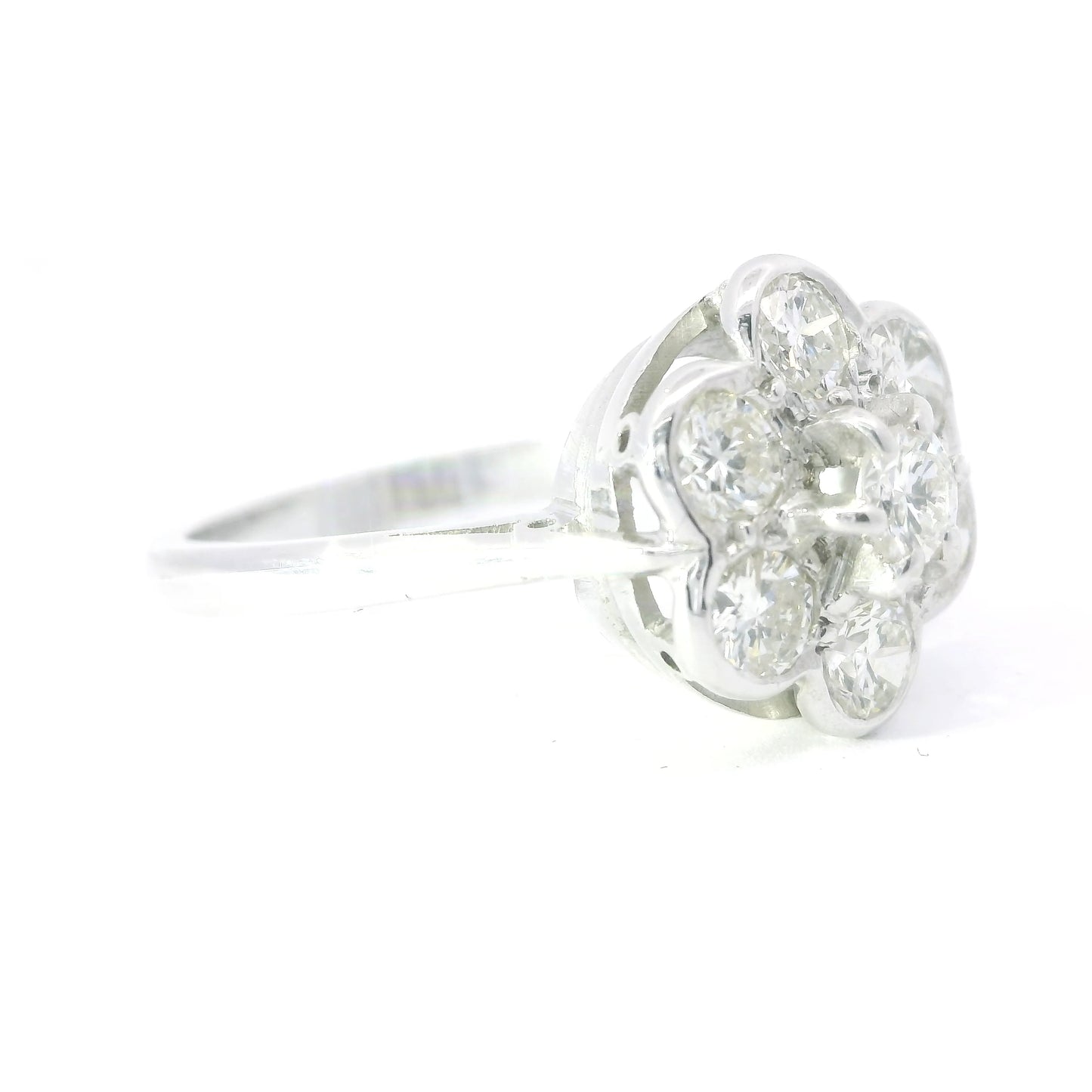 Platinum Ring with Diamonds