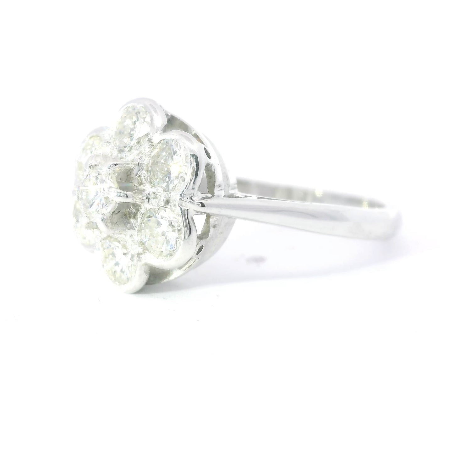 Platinum Ring with Diamonds