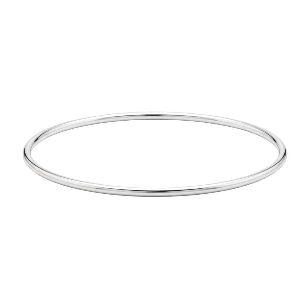 White Gold Bangle