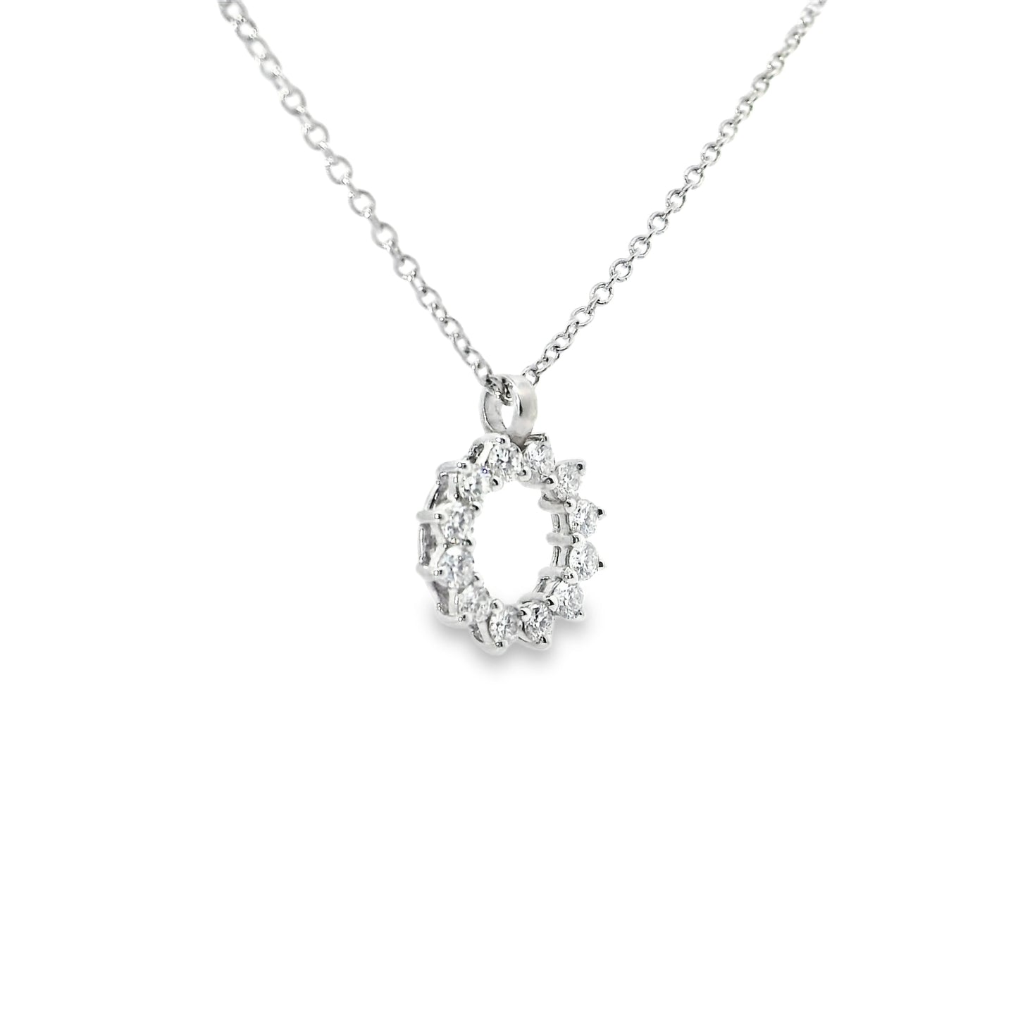 Platinum Tiffany Open Circe Pendant