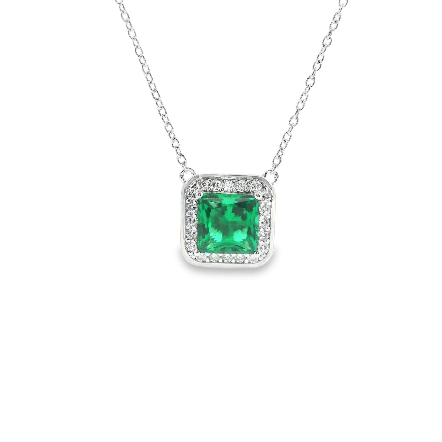 Silver Art Deco Style Necklace