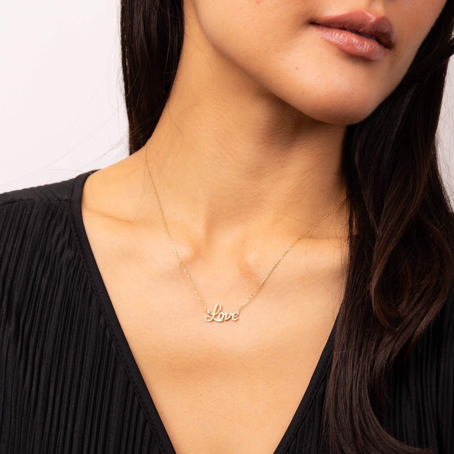 Love Necklace in 9ct Gold