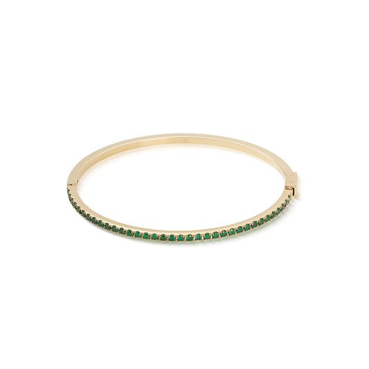 Eternal Love bangle gold-green