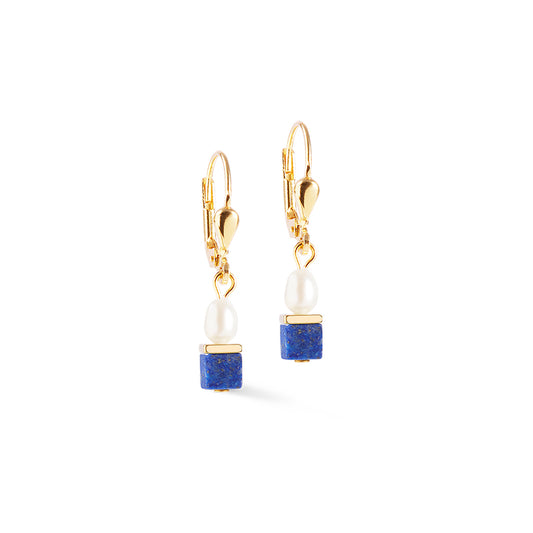 Earrings Princess Fusion Pearls Lapis Lazuli