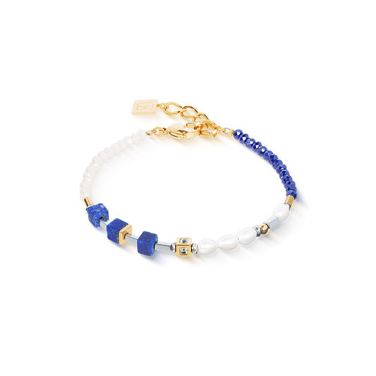 Bracelet Princess Fusion Pearls Lapis Lazuli