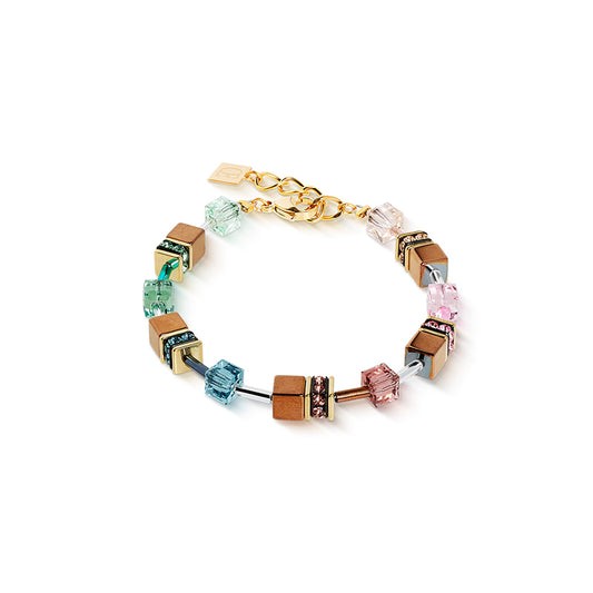 GeoCUBE® Iconic Metallic bracelet Art Nouveau gold