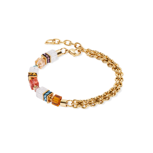 GeoCUBE® Fusion Summer Bracelet Gold-Sunset