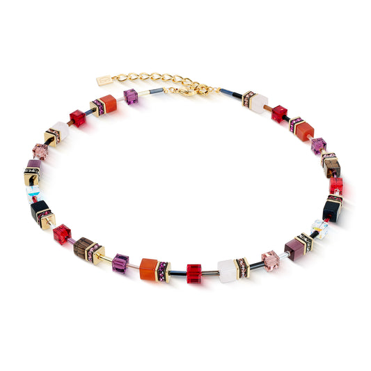 GeoCUBE® Iconic Precious Necklace Festive Red