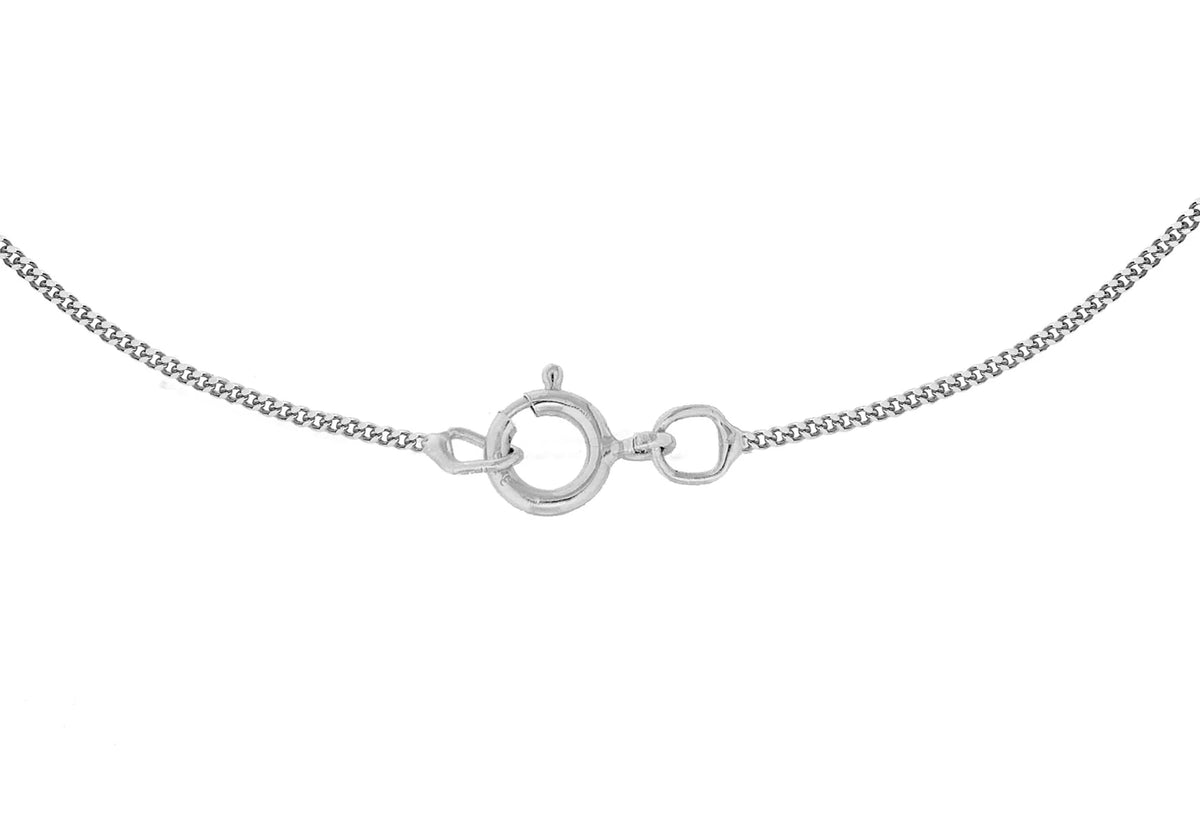 Gold curb chain with oval opal and brilliant-cut diamond cluster pendant
