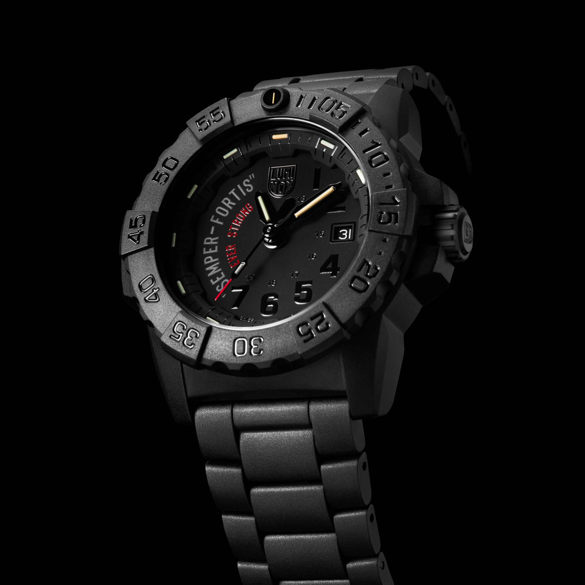 Luminox XS.3515.N CARBONOX case and screw-down crown