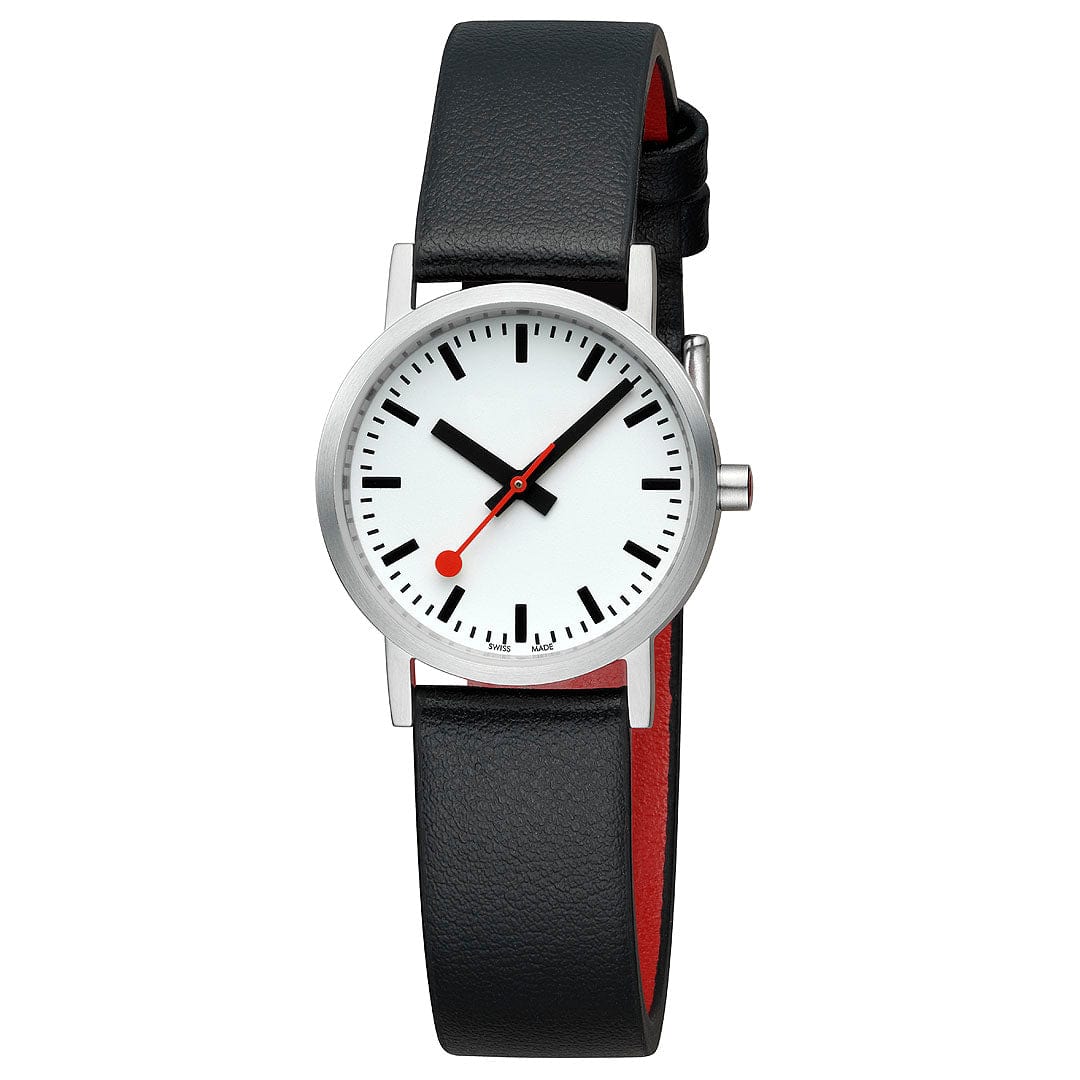 Classic Black vegan grape leather, 30 mm