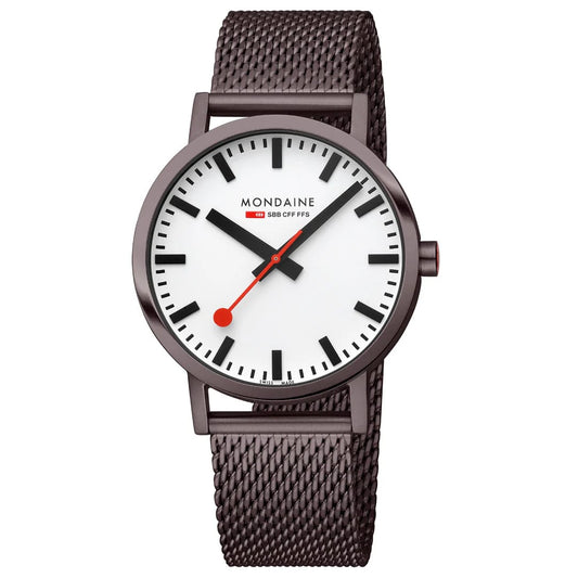 Classic Brown Stainless Steel, 40 mm