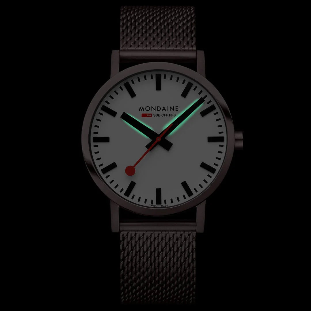 Classic Brown Stainless Steel, 40 mm