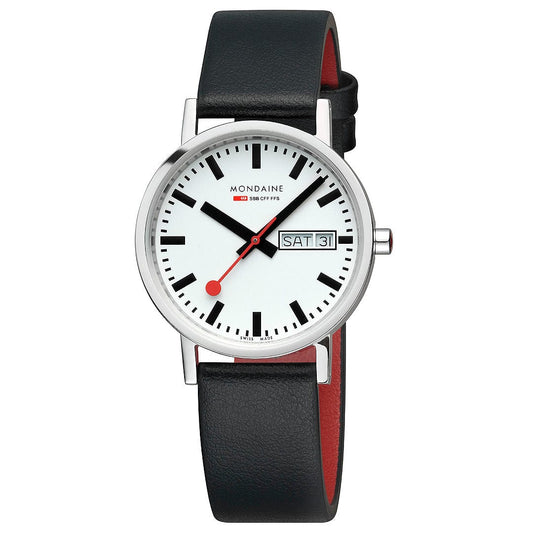 Classic Day Date, Black Vegan Grape Leather, 36 mm