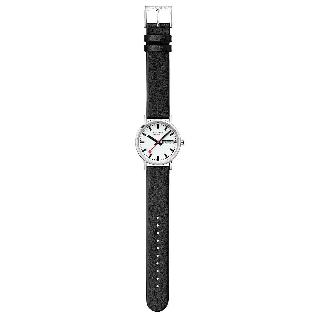 Classic Day Date, Black Vegan Grape Leather, 36 mm