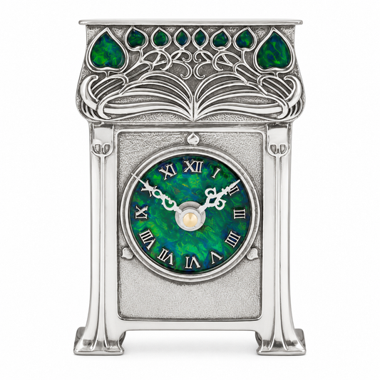 Archibald Knox Clock 47 Pewter Clock