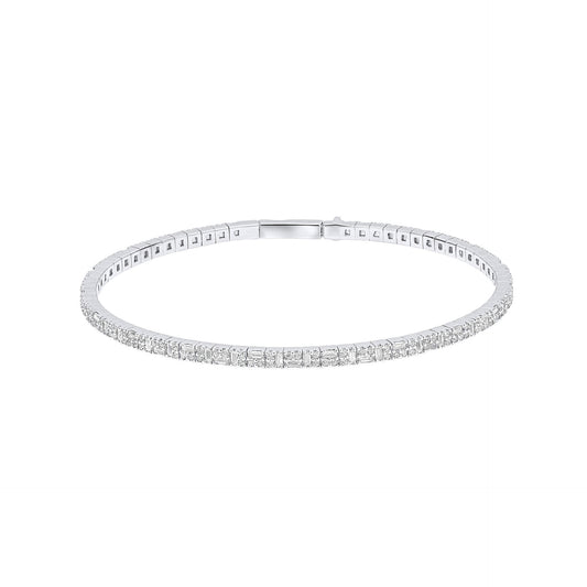 Multi-Stone Flexi Bangle