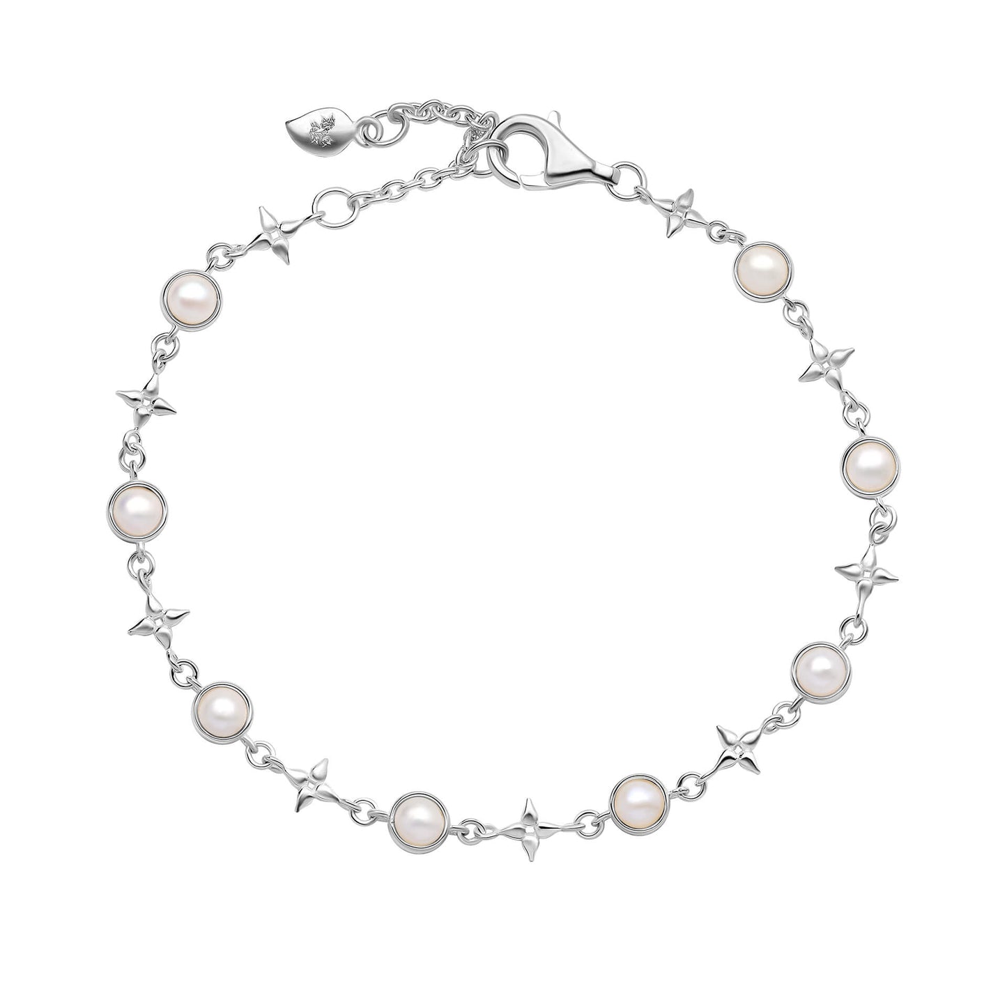 Hartley Check Mabe Pearl Tennis Bracelet