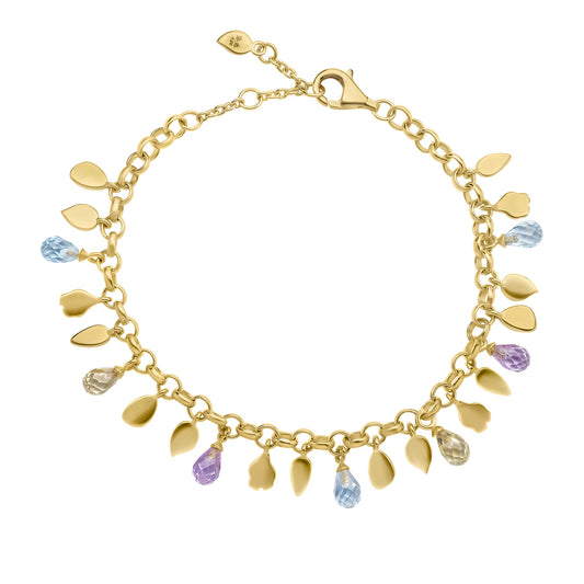 Everingham Meadow Briolette Charm Bracelet