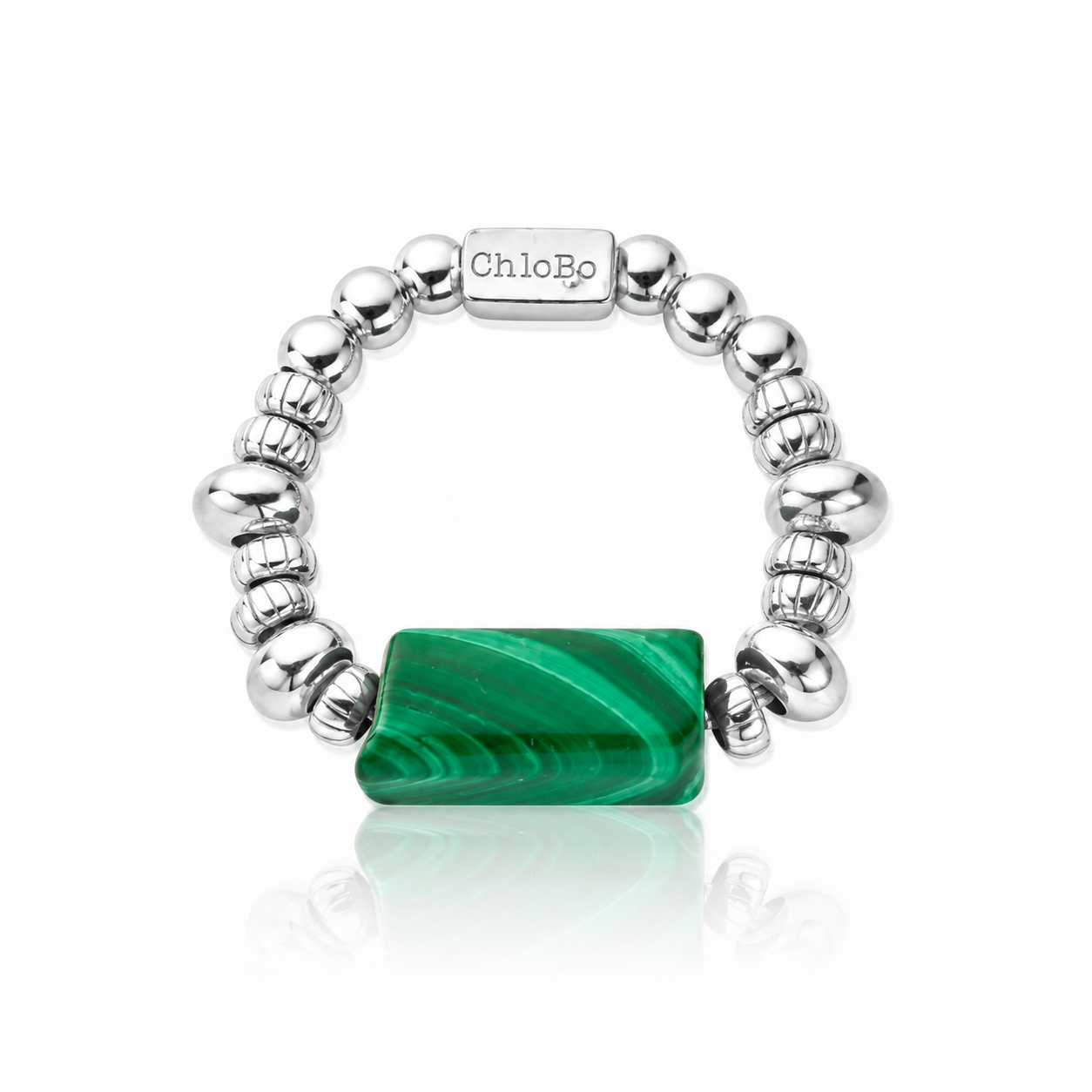Protection Spirit Stone Ring – Malachite