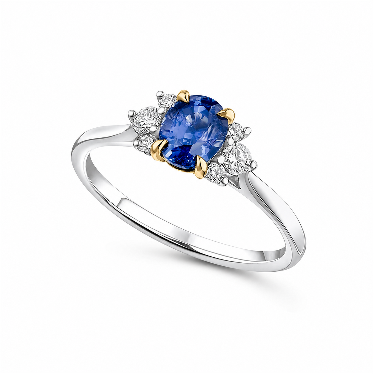 The Isolde Sapphire & Diamond Ring