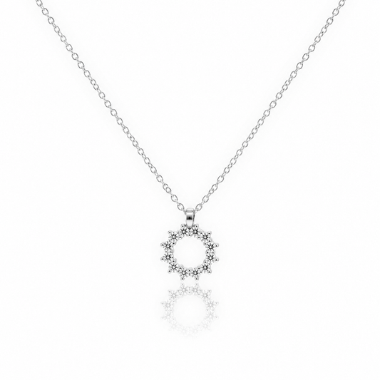 Vintage Tiffany & Co. Platinum Diamond Circle Pendant