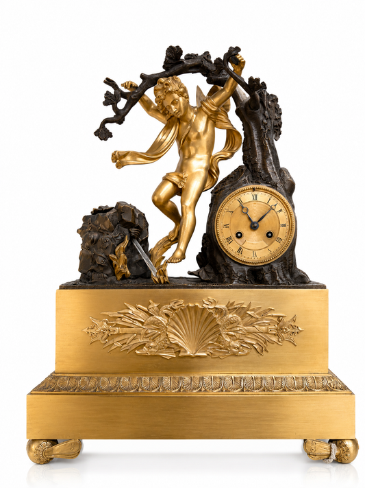 Crystal Waterfall Automaton Clock