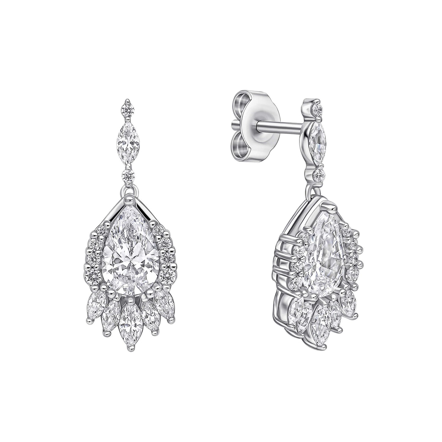 Teardrop Chandelier Earrings