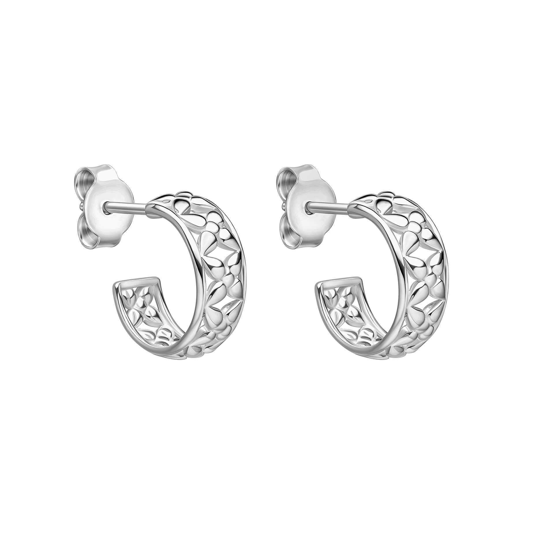 Laura Ashley Hartley Check Hoop Earrings – Silver – Marcus Tempus ...